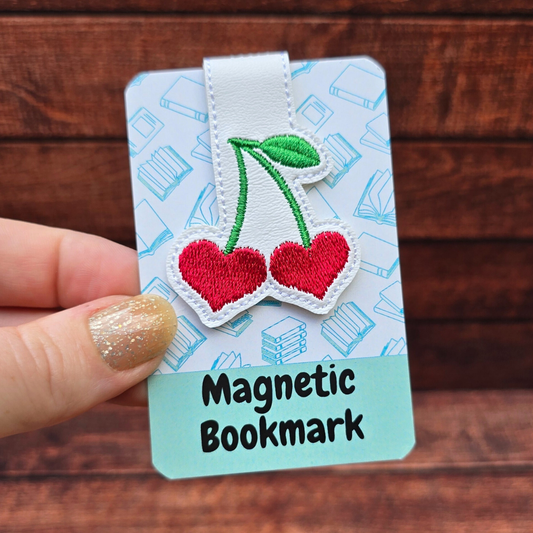 Cherry Hearts | Magnetic Bookmark