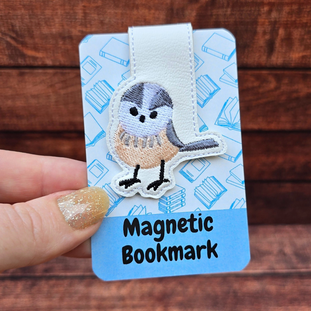 Grey Bird | Magnetic Bookmark
