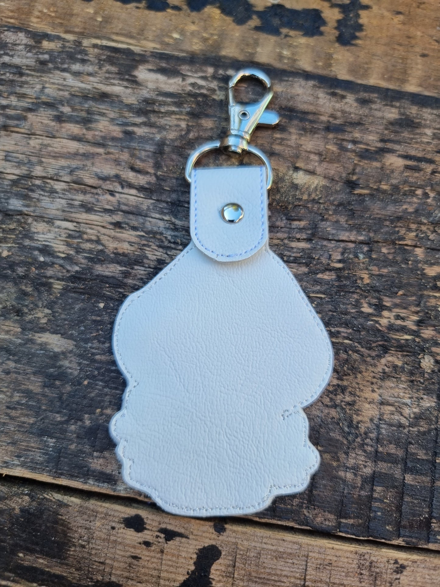 Toad Stool Home | Embroidered Keychain