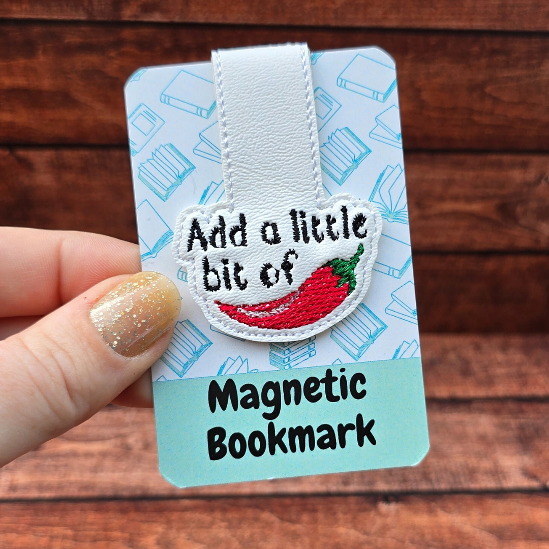 Add A Little Bot Of Spice | Magnetic Bookmark