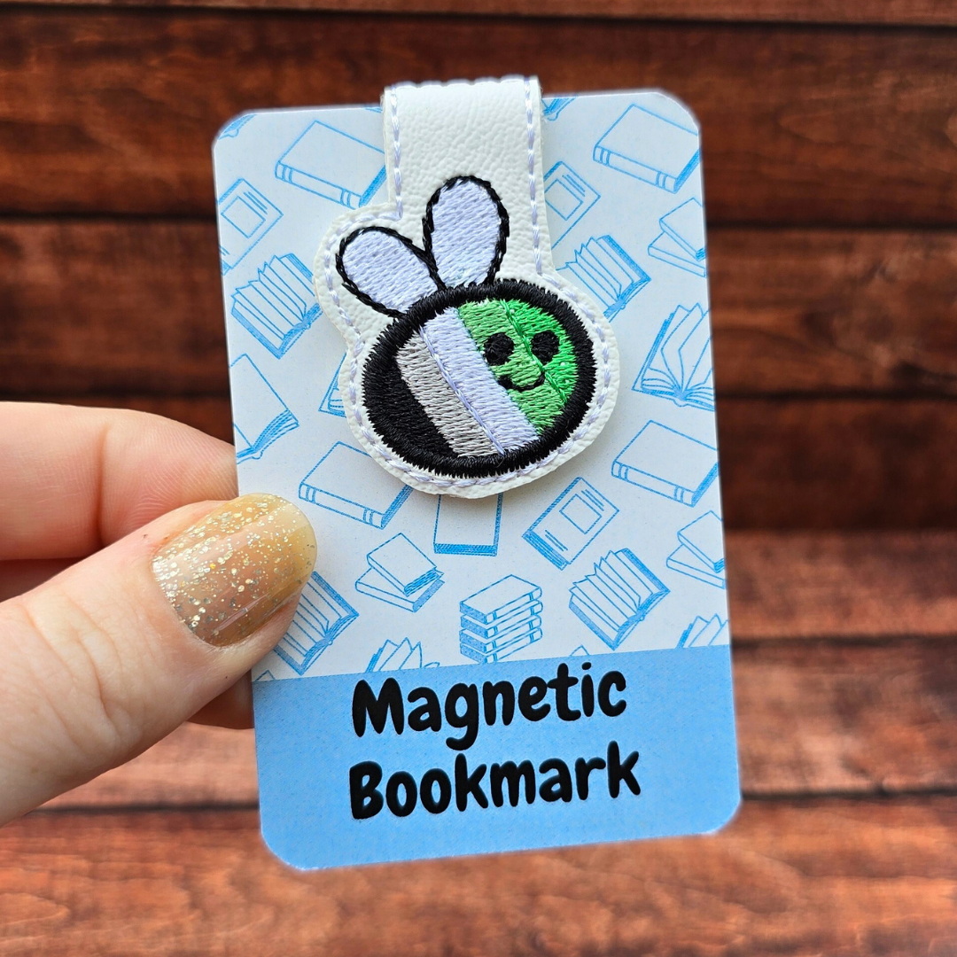 Aromantic Pride Bee | Magnetic Bookmark