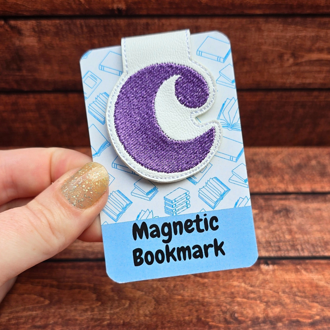 Personalised Retro Initial | Magnetic Bookmark