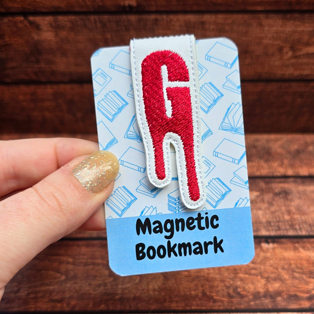 Personalised Creepy Drip Initial | Magnetic Bookmark