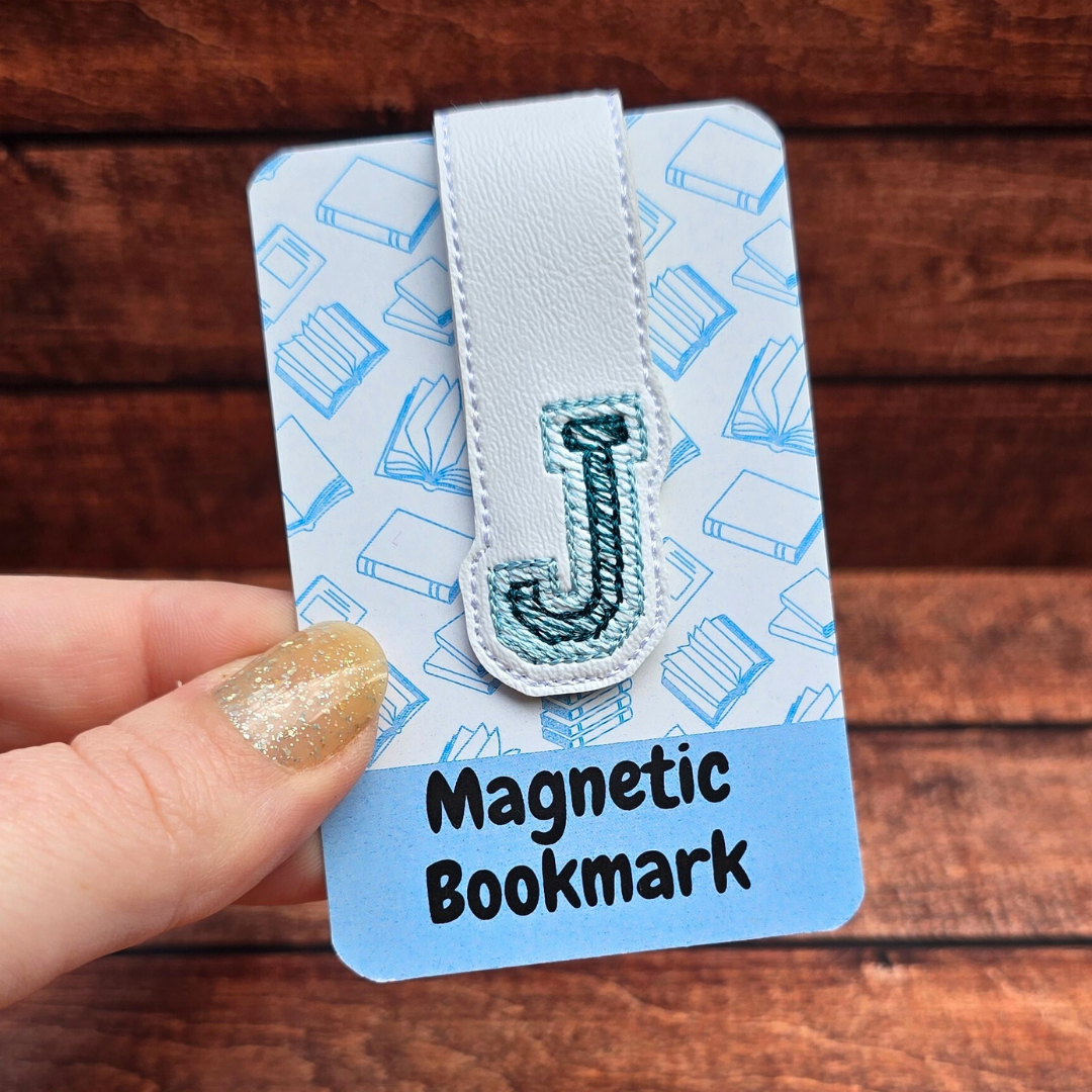 Personalised Varsity Initial | Magnetic Bookmark