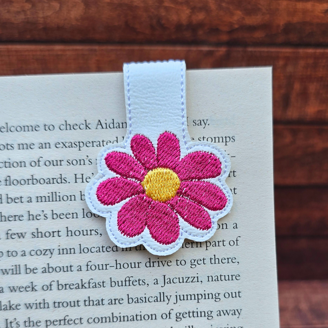 Pink Flower | Magnetic Bookmark