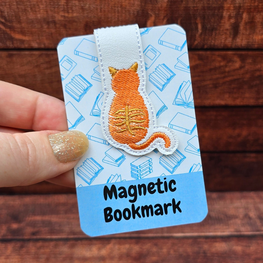 Tabby Cat | Magnetic Bookmark | Colour Choice