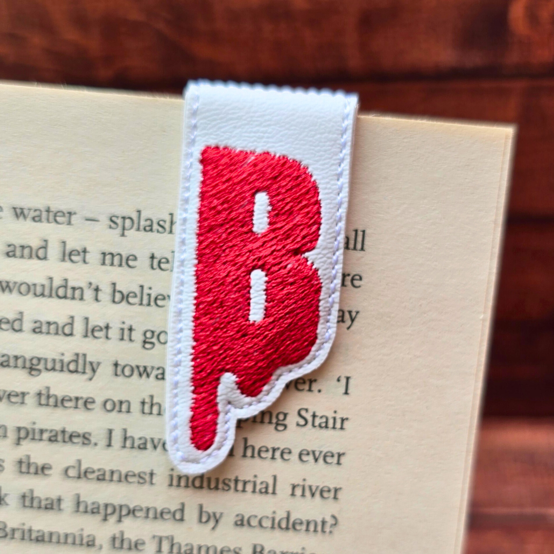 Personalised Creepy Drip Initial | Magnetic Bookmark