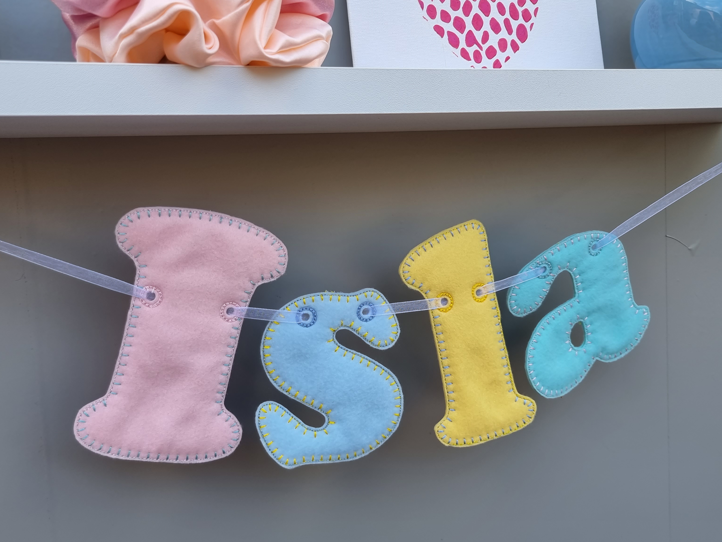 Custom Felt Name Garland