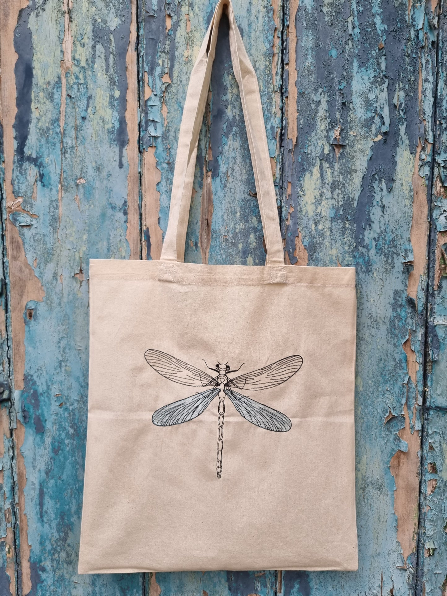 Dragonfly | Embroidered Tote Bag