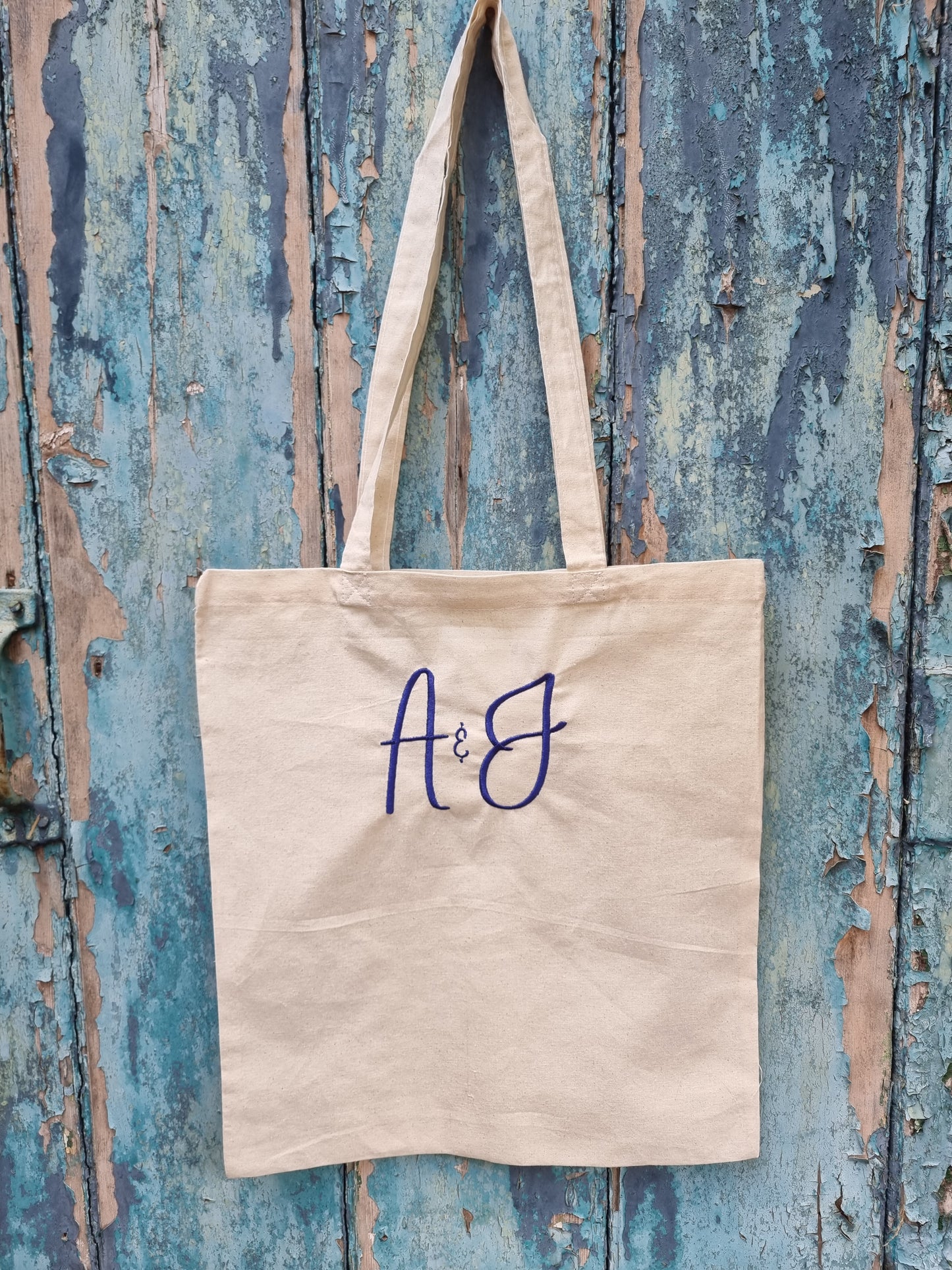 Pair of Initials | Embroidered Tote Bag
