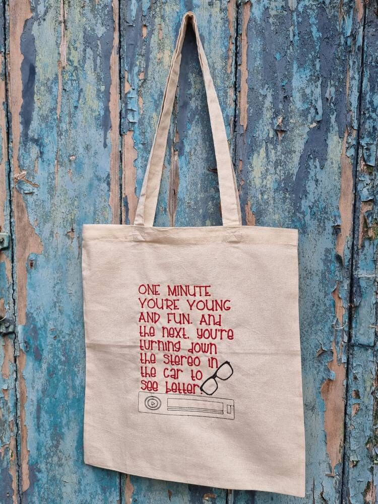 Funny Getting Old | Embroidered Tote Bag
