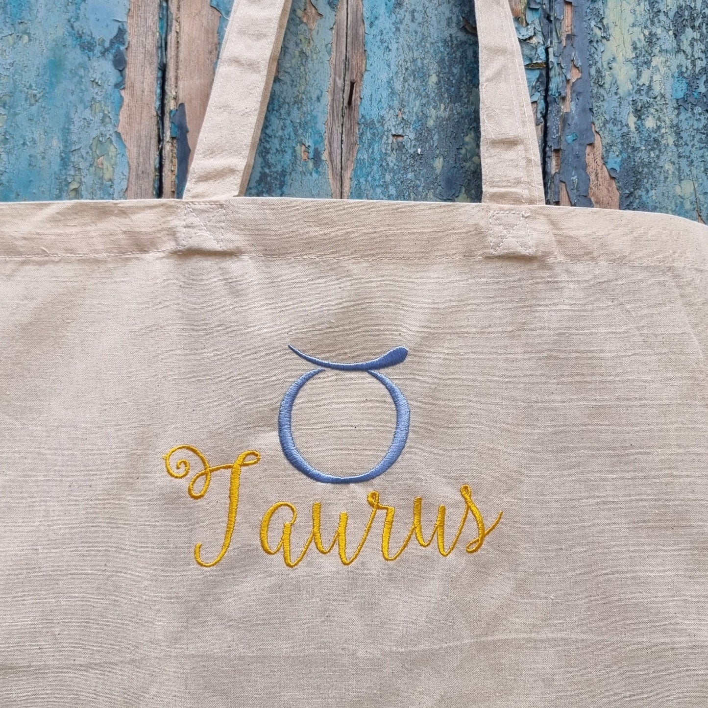 Horoscope Zodiac | Embroidered Tote Bag