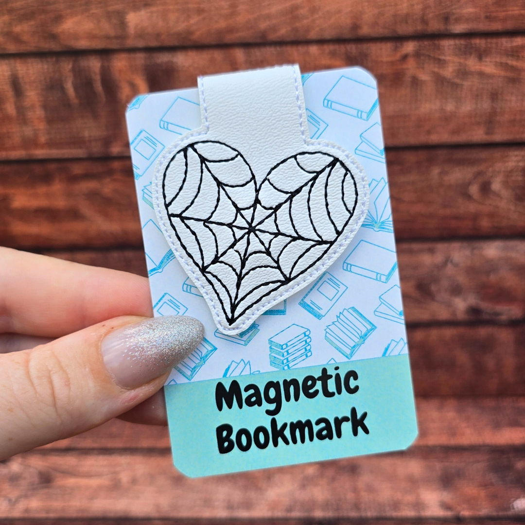 Cobweb Heart | Magnetic Bookmark