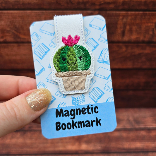 Round Cactus | Magnetic Bookmark