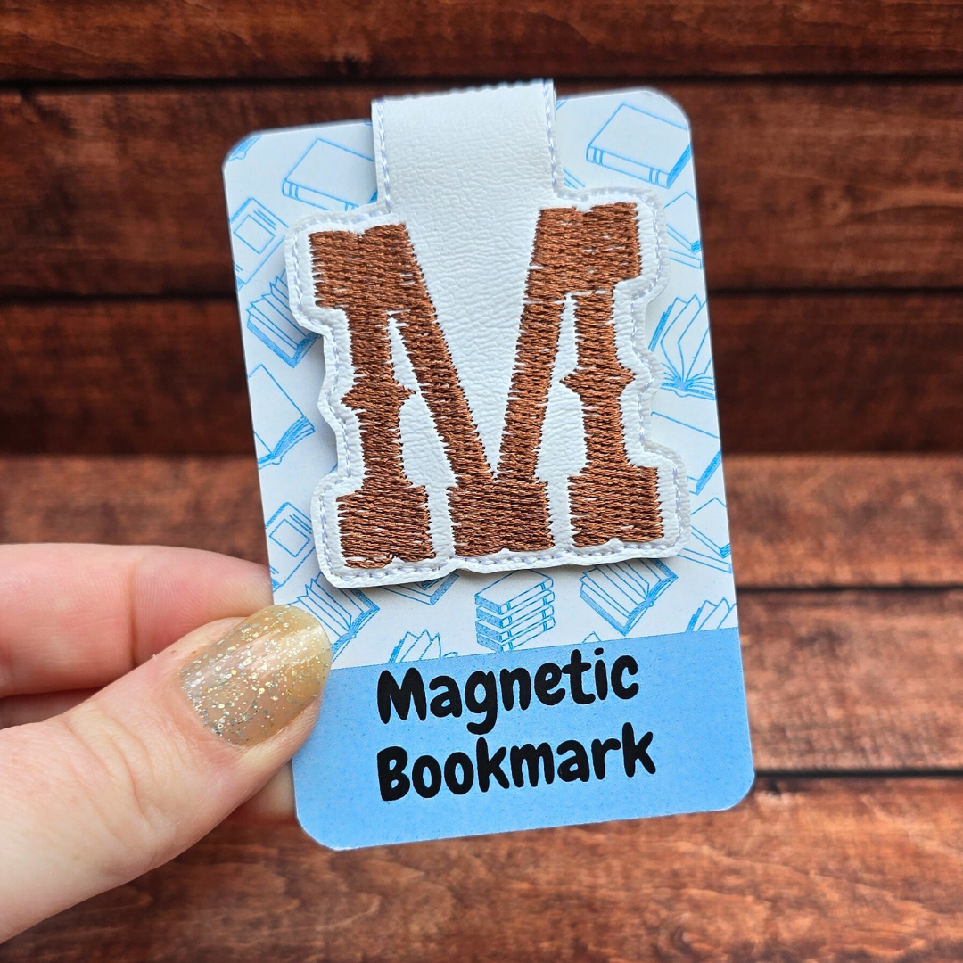 Personalised Cowboy Initial | Magnetic Bookmark
