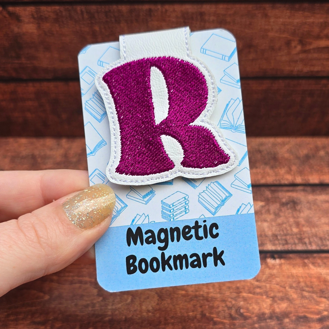 Personalised Retro Initial | Magnetic Bookmark