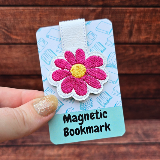 Pink Flower | Magnetic Bookmark