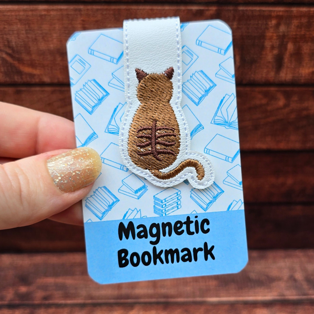 Tabby Cat | Magnetic Bookmark | Colour Choice