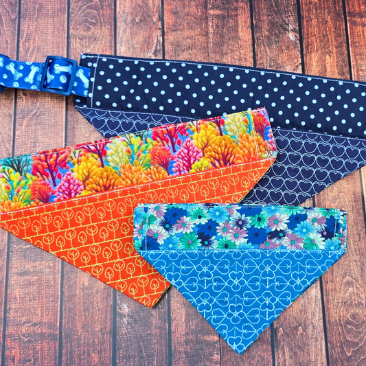 Reversable Dog Bandanas