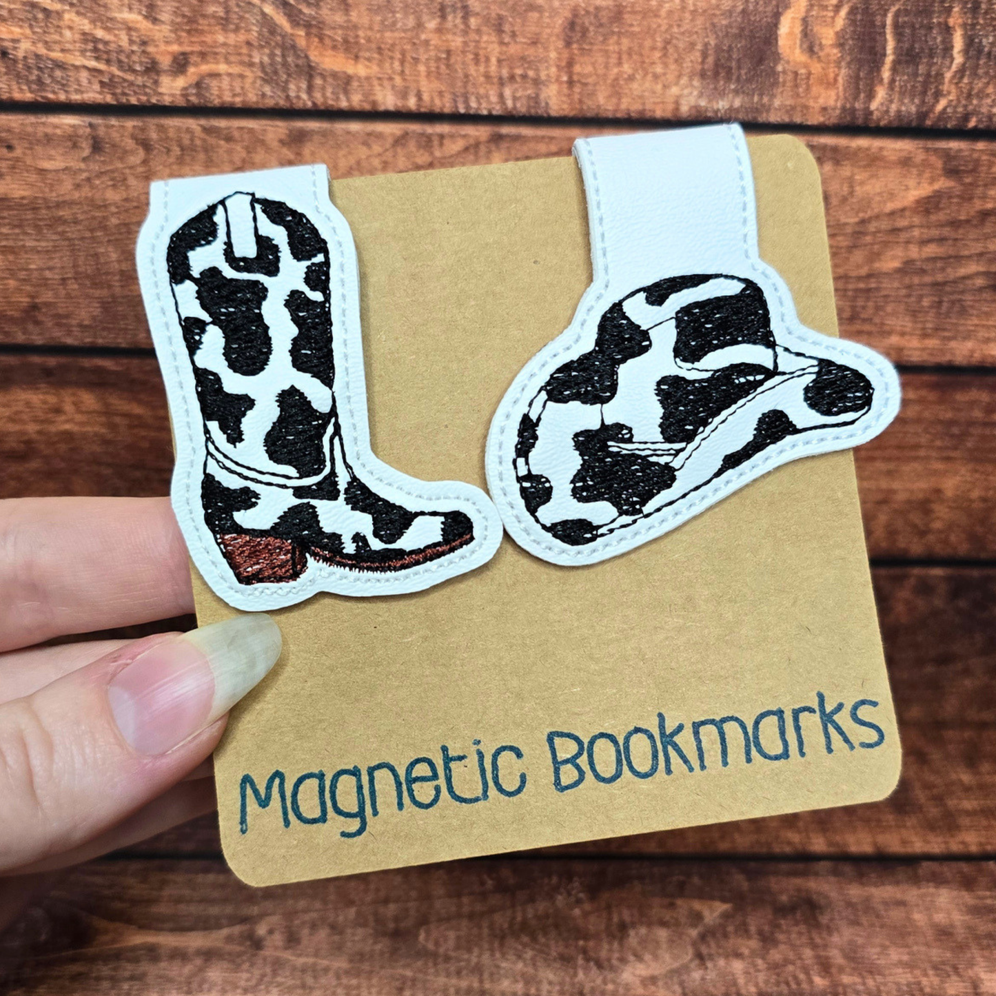 Cowboy Hat and Boot | Magnetic Bookmark Set