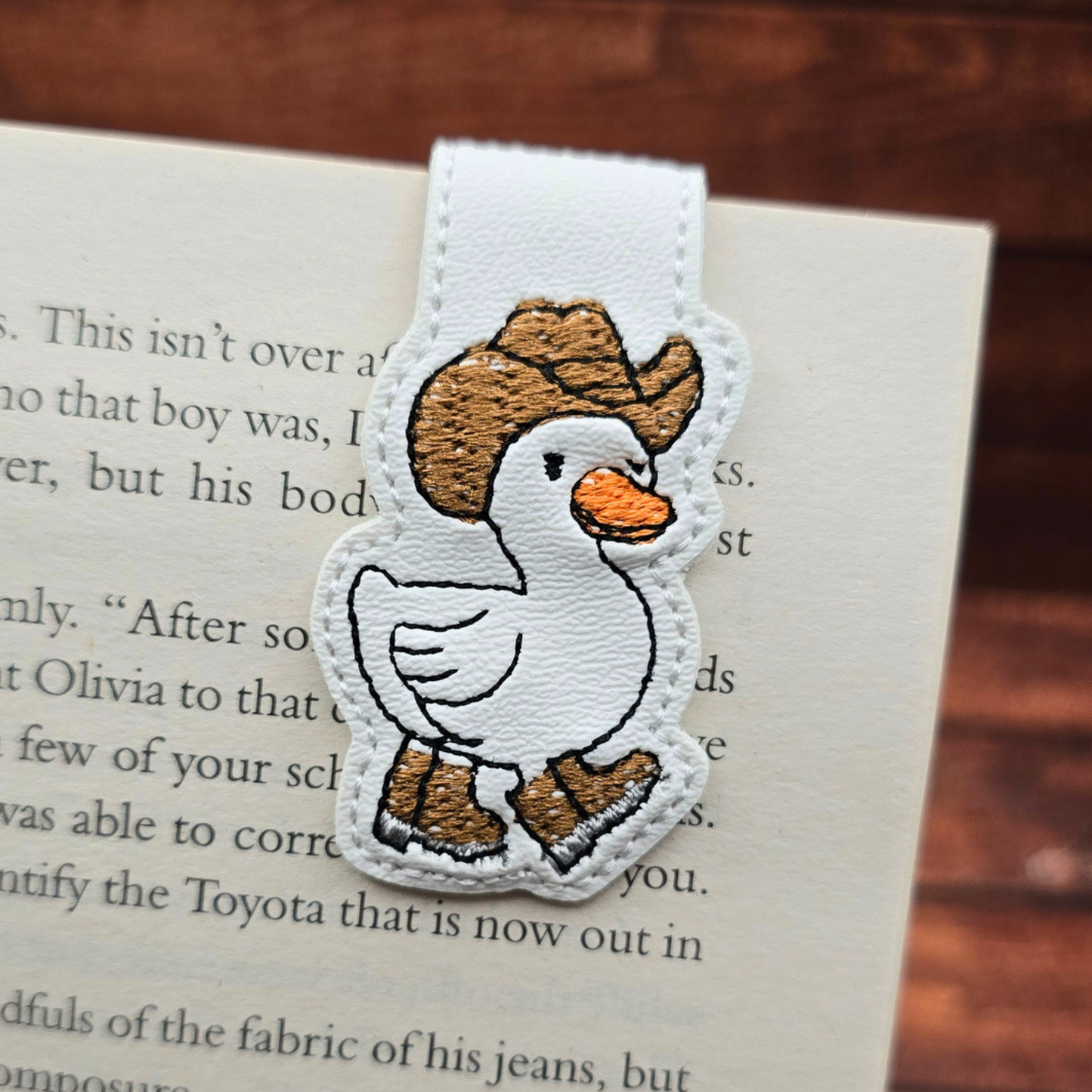 Cowboy Duck | Magnetic Bookmark