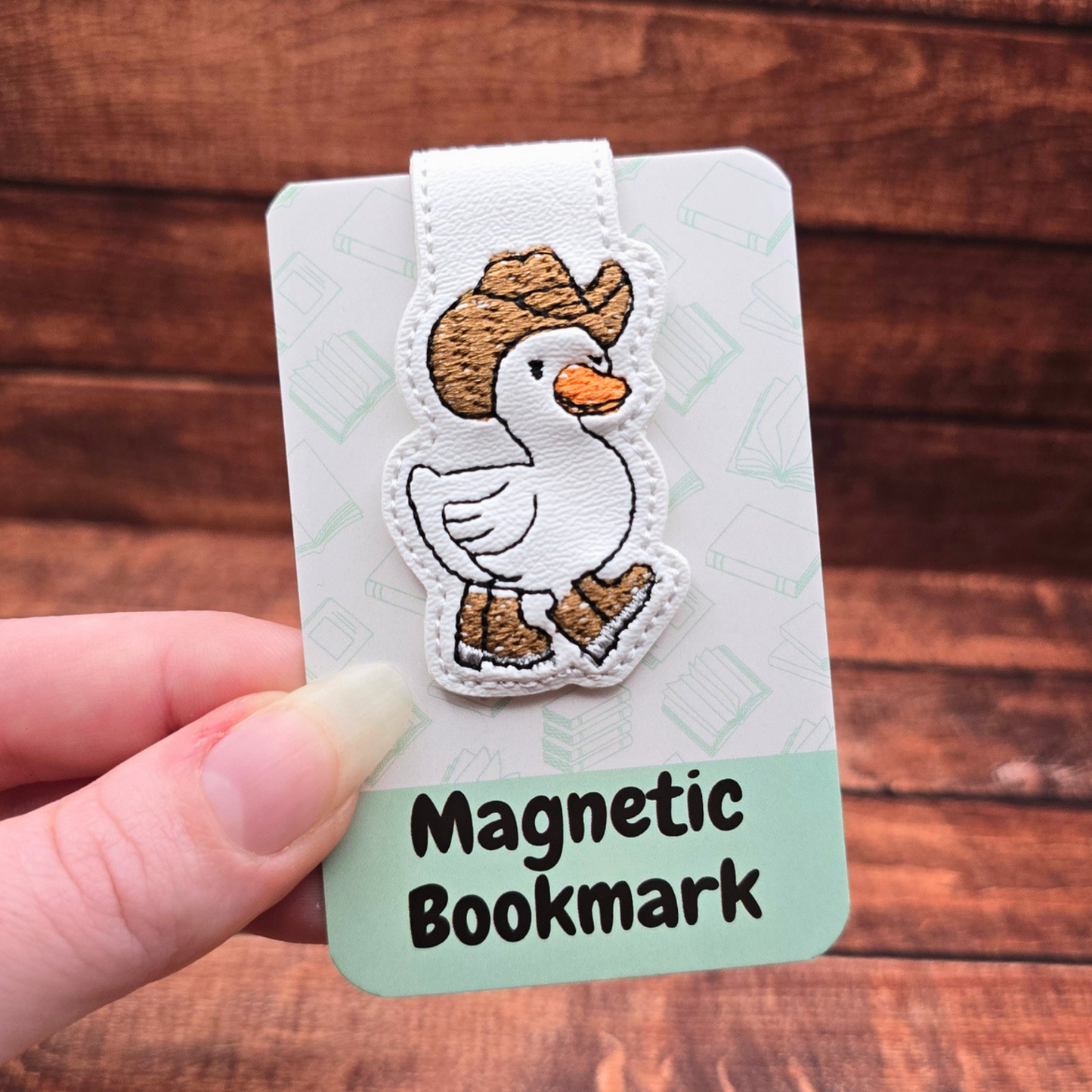Cowboy Duck | Magnetic Bookmark