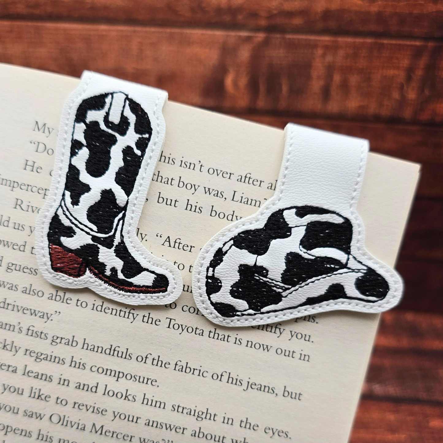 Cowboy Hat and Boot | Magnetic Bookmark Set