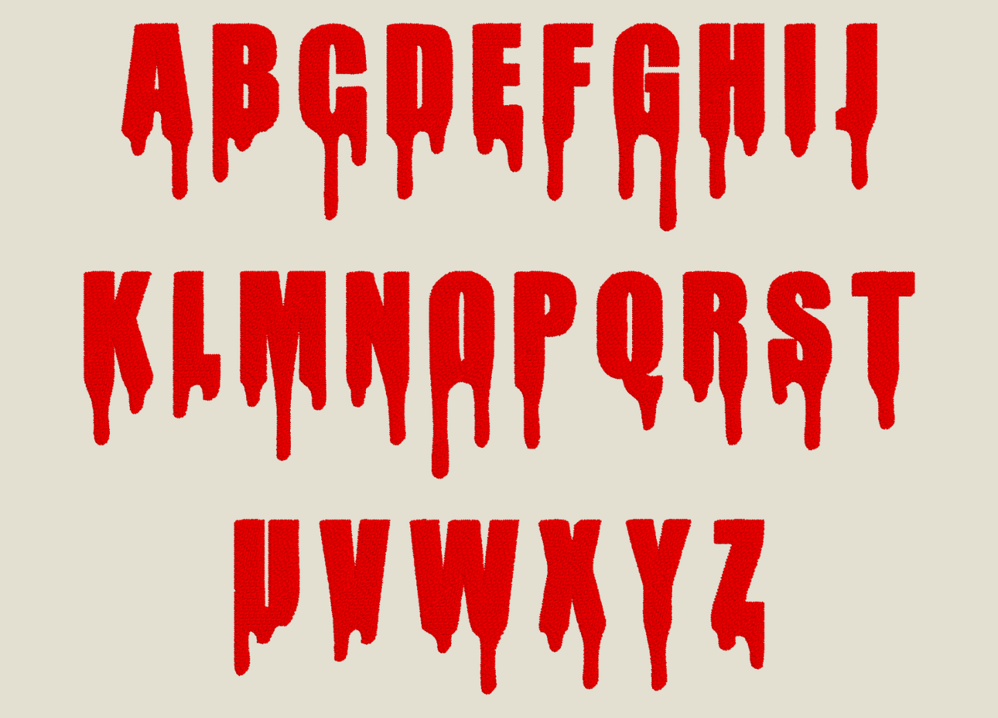 Personalised Creepy Drip Initial | Magnetic Bookmark