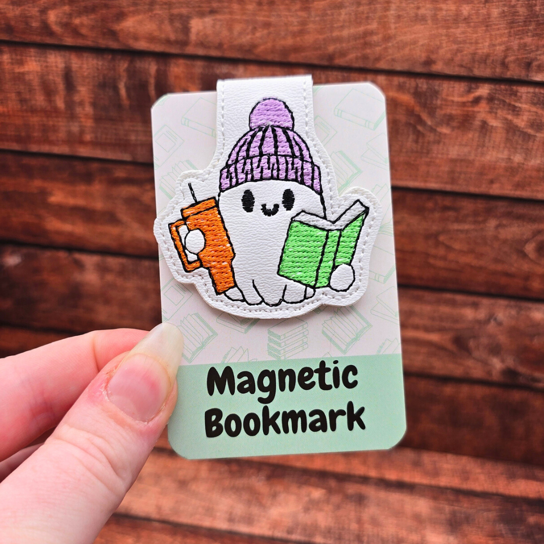 Beanie Ghost | Magnetic Bookmark
