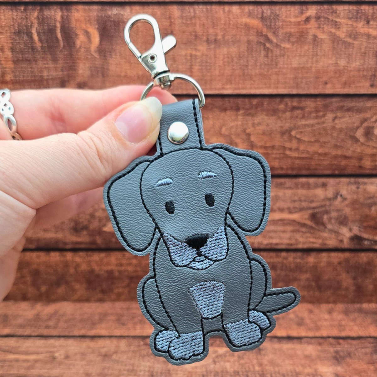 Dachshund | Embroidered Keychain
