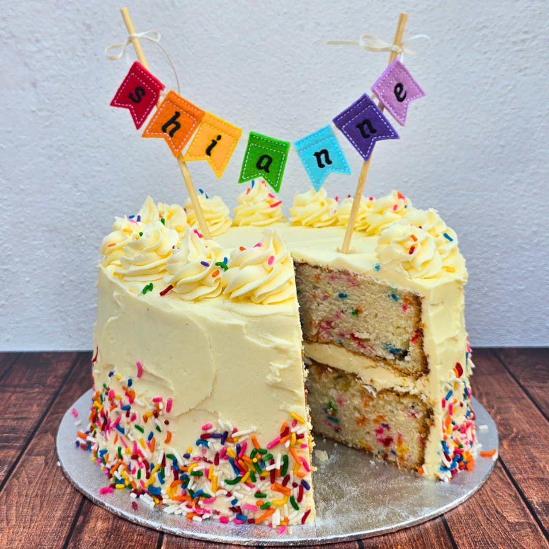 Mini Personalised Bunting | Cake Topper