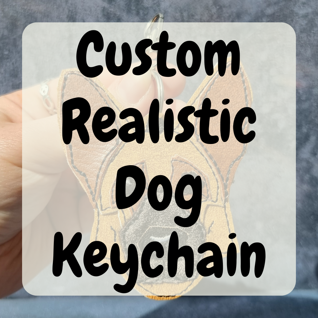 Custom Realistic Dog Keychain