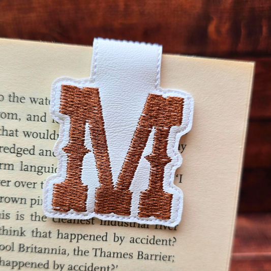 Personalised Cowboy Initial | Magnetic Bookmark