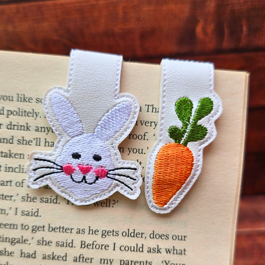 Bunny and Carrot | Magnetic Bookmark Set