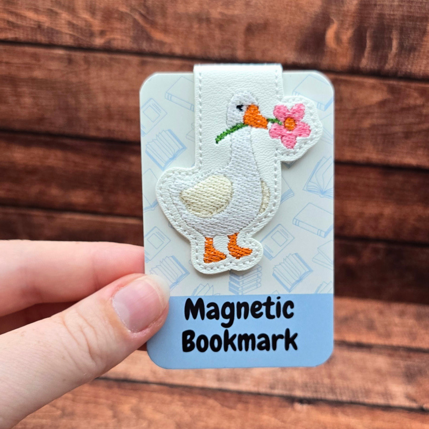 Flower Goose | Magnetic Bookmark