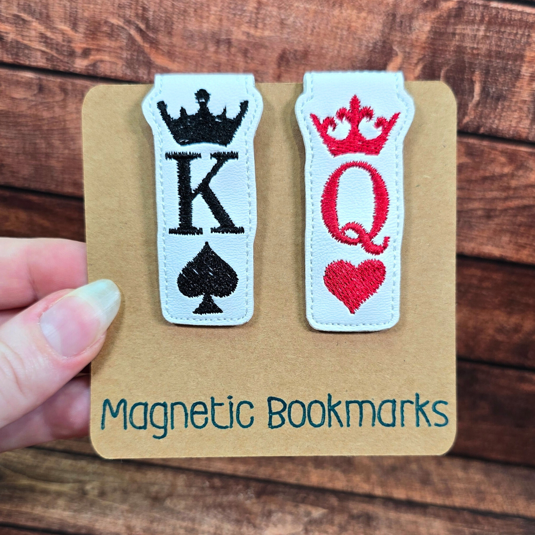 King and Queen | Magnetic Bookmark Set
