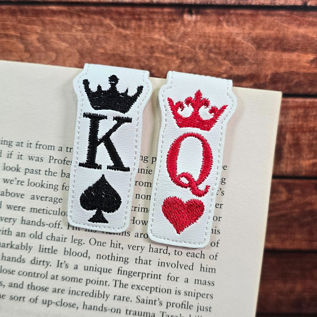 King and Queen | Magnetic Bookmark Set