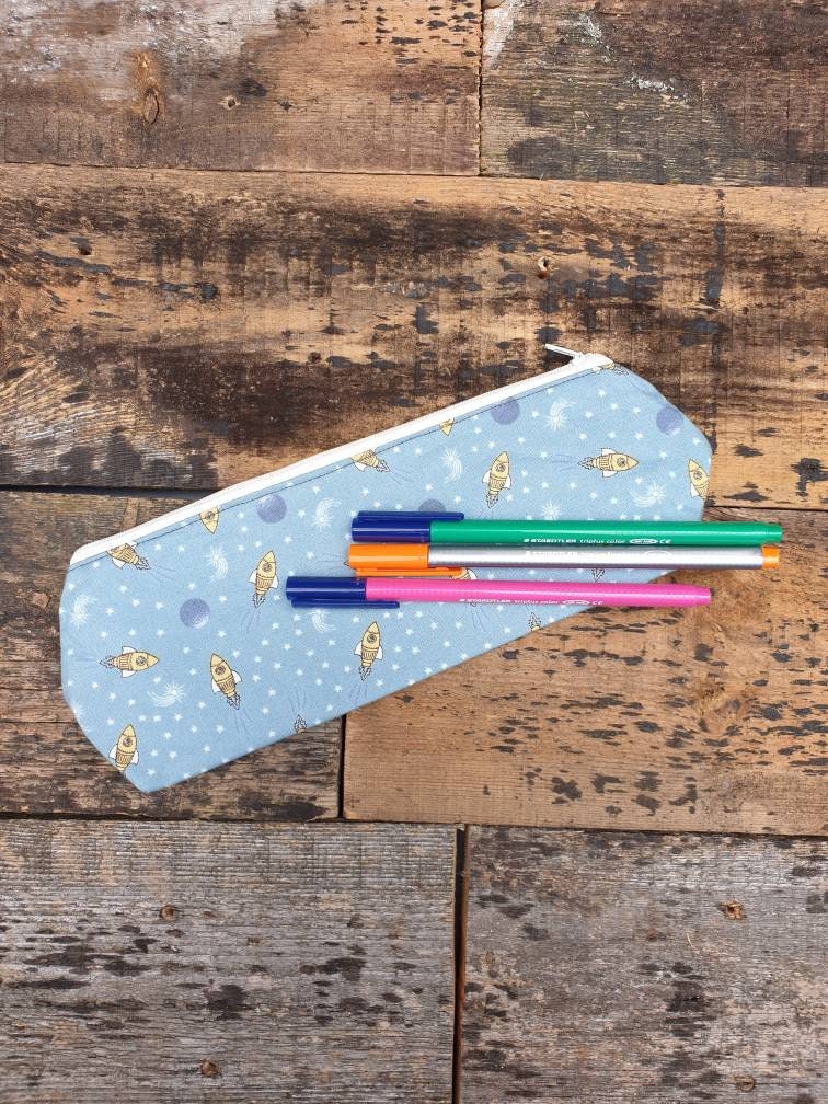 Out of Space Rocket Pencil Case