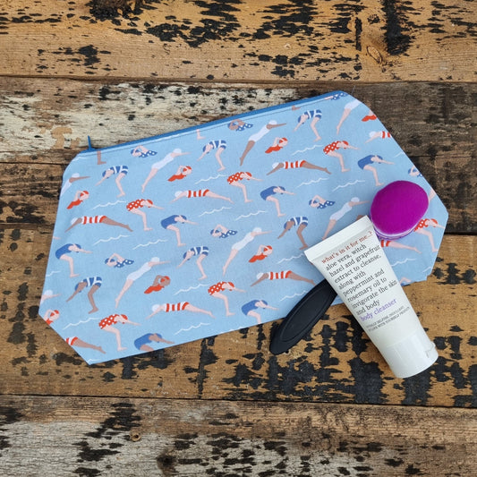 Vintage Swimmers Pouch Bag | Large Makeup Bag
